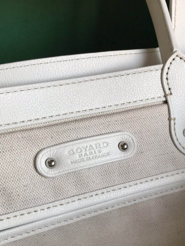 Goyard Saigon Tote White Bag - Image 5