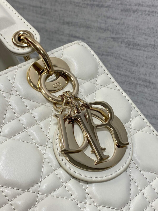 Lady Dior Bag White - Image 7