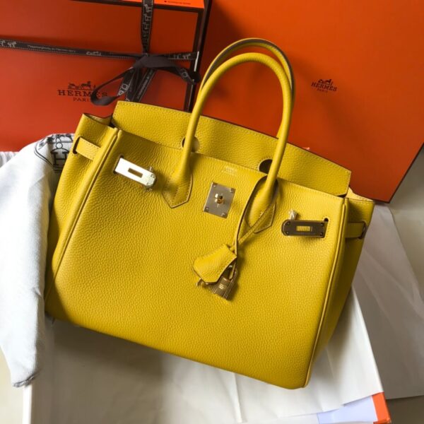Hermes Birkin Yellow Bag - Image 7
