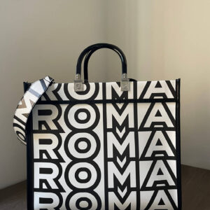 Fendi Sunshine Roma Bag Capsule Leather Black/White