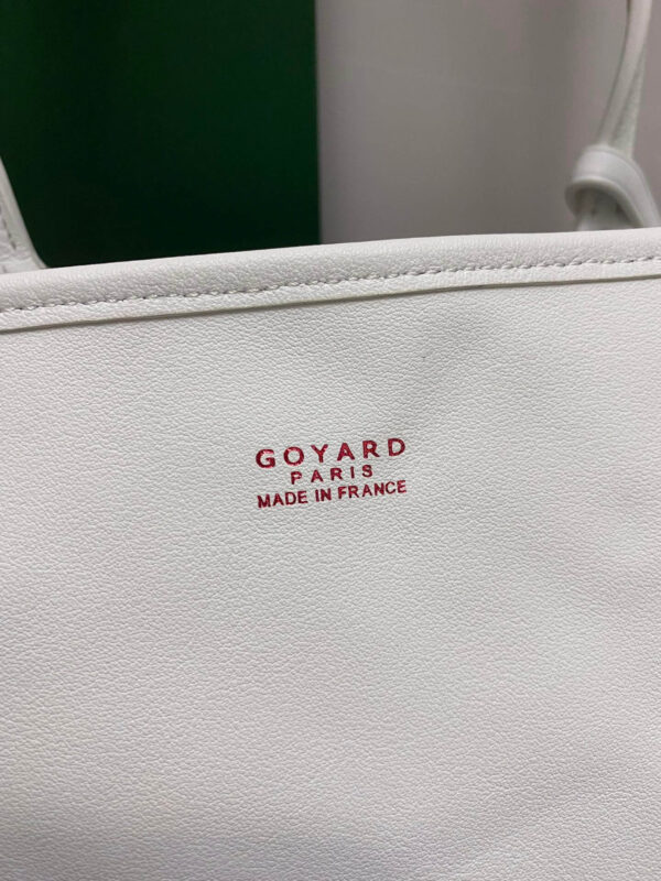 Goyard Mini Tote White Bag - Image 8