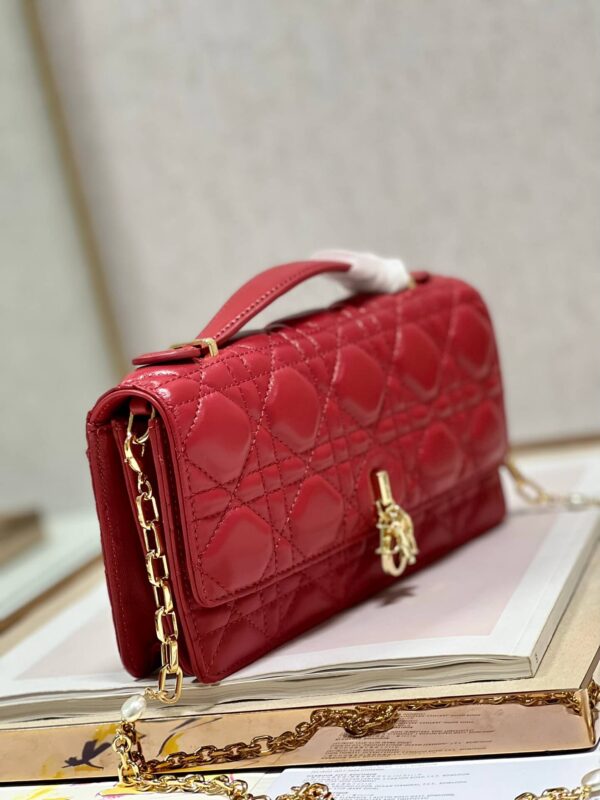 Miss Dior Top Handle Bag Red - Image 9
