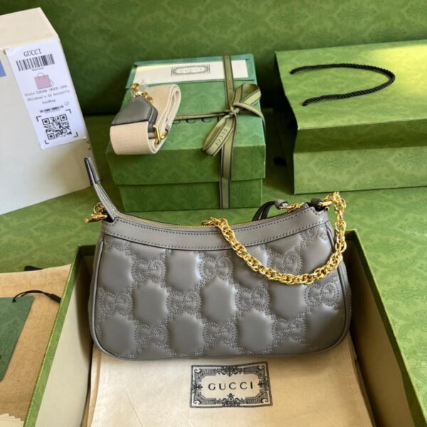 Gucci Matelasse Grey Handbags - Image 8