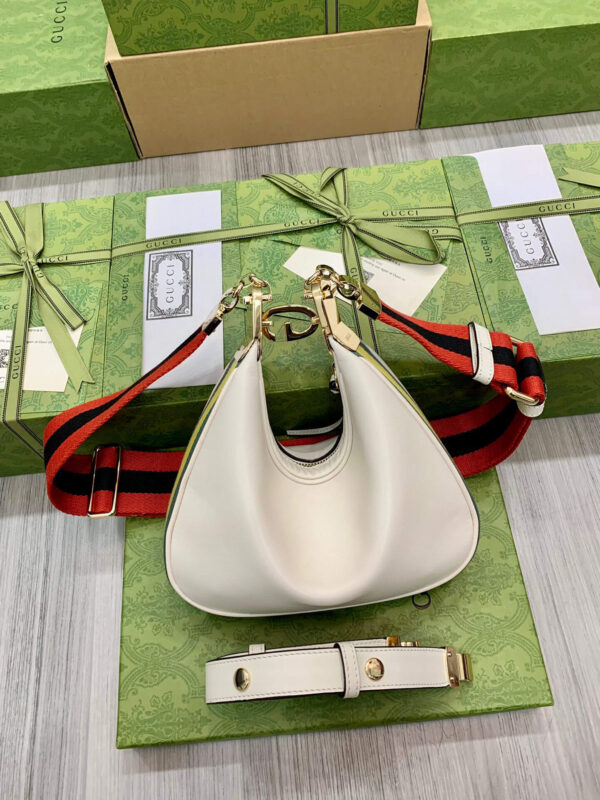 Gucci Attache Small Shoulder Bag White - Image 8