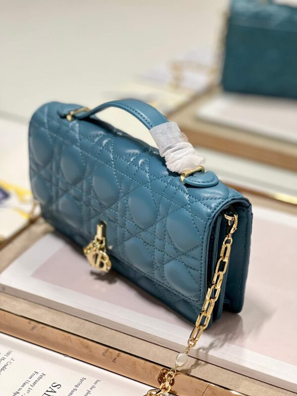 Miss Dior Top Handle Bag Purple - Image 9