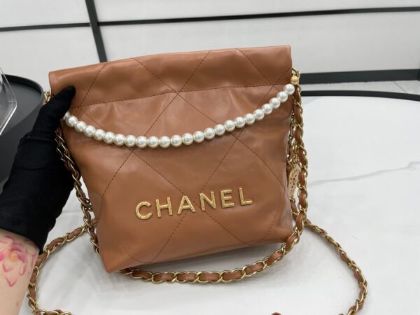 Chanel 22 Small Caramel Handbag