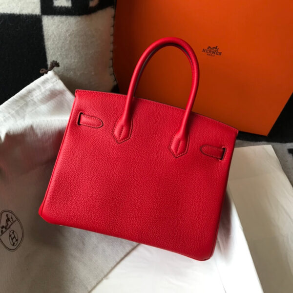 Hermes Birkin Red Bag - Image 9