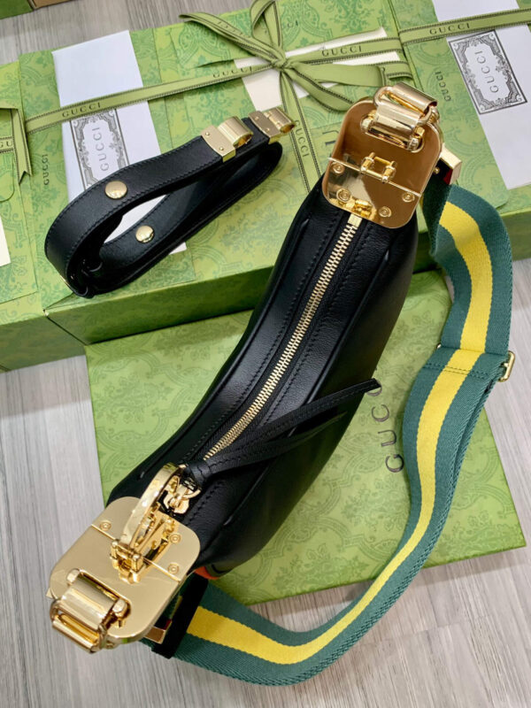 Gucci Attache Small Shoulder Bag Black - Image 9