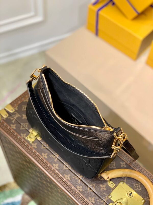 LV Bagatelle Black Monogram Empreinte Bag Black - Image 7