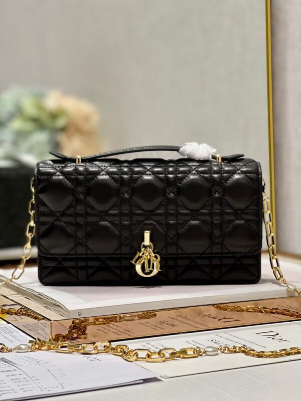 Miss Dior Top Handle Bag Black