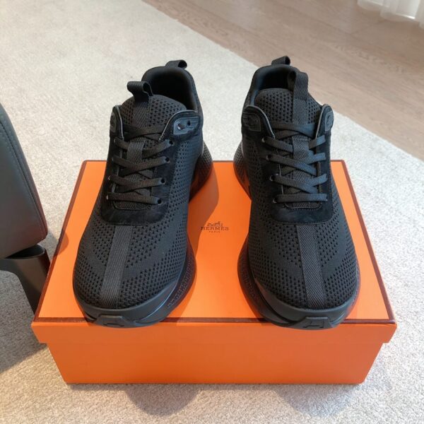 Hermes Bouncing Black Sneaker - Image 8