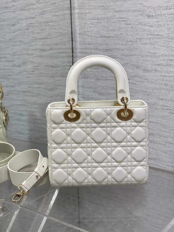 Lady Dior Bag White - Image 9
