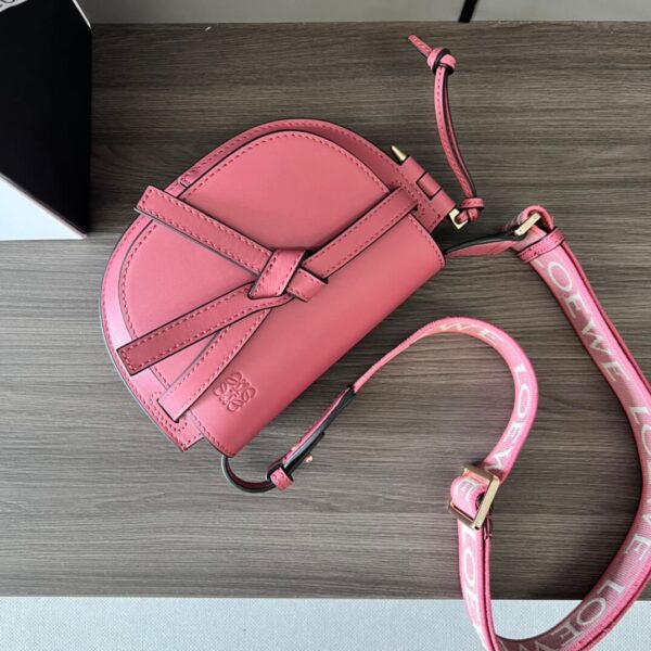 Loewe Gate Small Jacquard-trimmed Shoulder Bag - Image 9