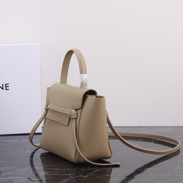 Celine Nano Belt Bag In Grained Calfskin Leather Bag - Image 7