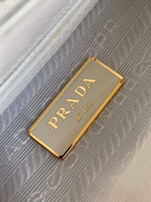 Prada Galleria Saffiano White Bag - Image 7