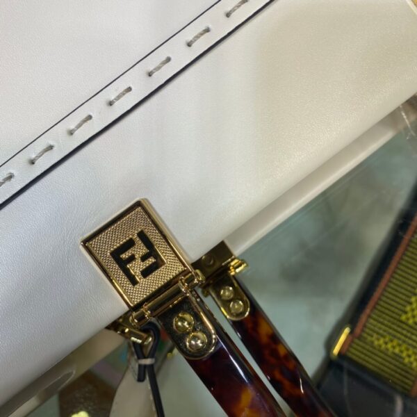 Women Fendi Sunshine Medium Bag White - Image 8
