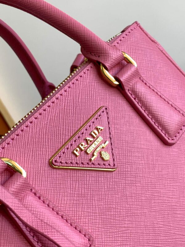 Prada Galleria Saffiano Pink Bag - Image 9