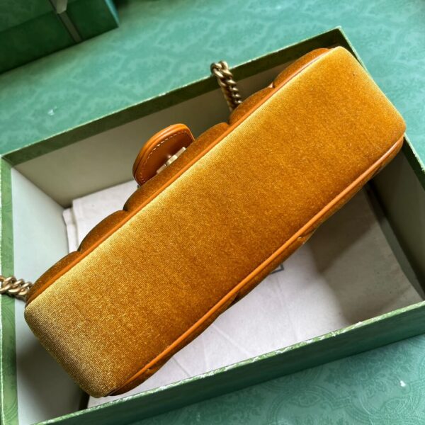 Gucci Marmont Velvet Yellow Bags - Image 10