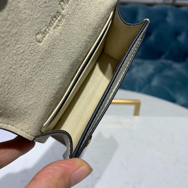 Dior Saddle Flap Card Holder White - Image 8
