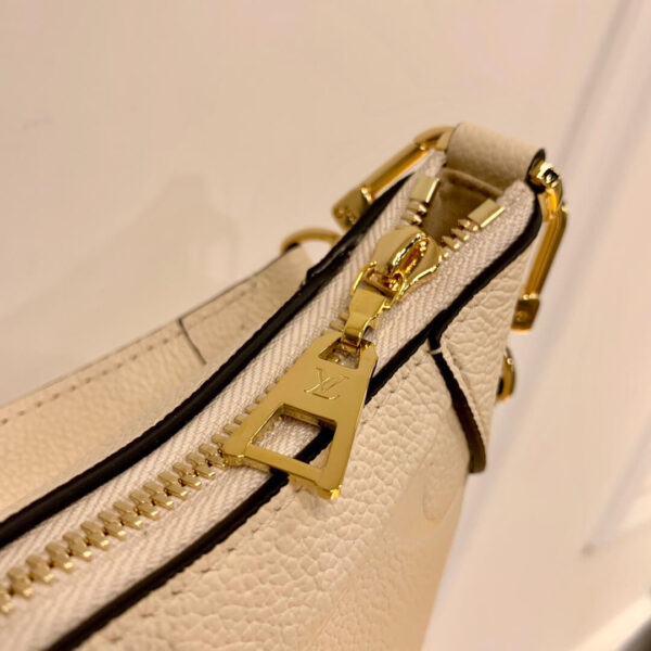 LV Bagatelle Black Monogram Empreinte Bag White - Image 9
