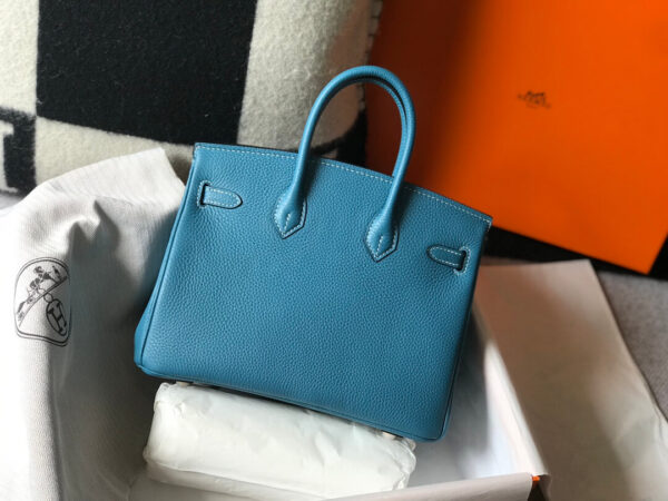 Hermes Birkin Blue Jean Togo Bag - Image 9