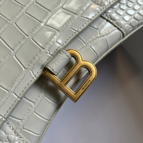 Balenciaga Hacker Hourglass White Bag - Image 7