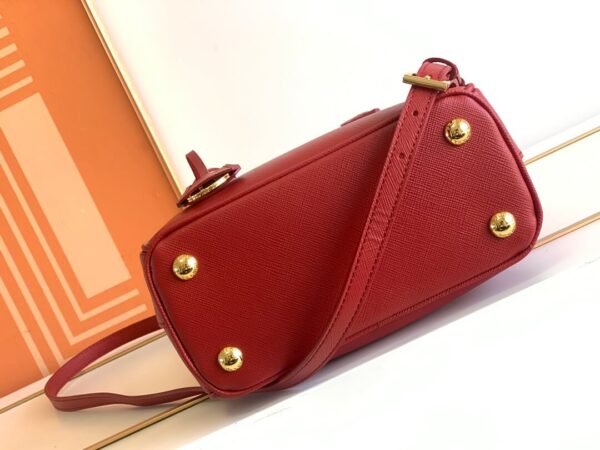 Prada Galleria Saffiano Red Bag - Image 9