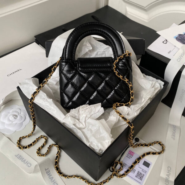 Chanel Small Kelly Shopper Black Bag - Image 8