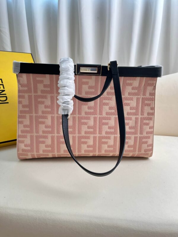 Fendi Women's X-tote Bag In Canvas With Thread-embroidered Ff Monogram
