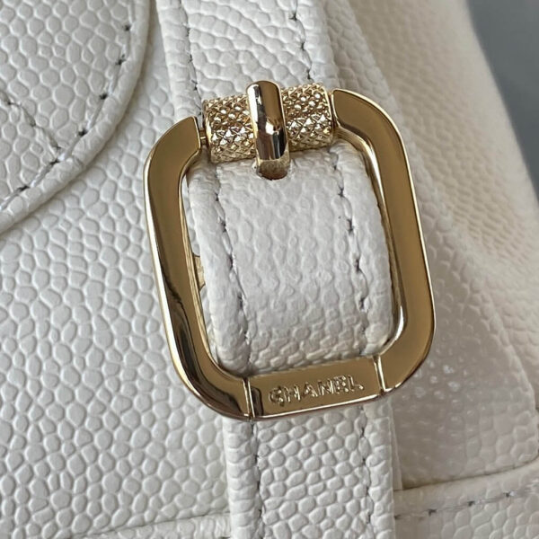 Chanel Affinity White Backpack - Image 9