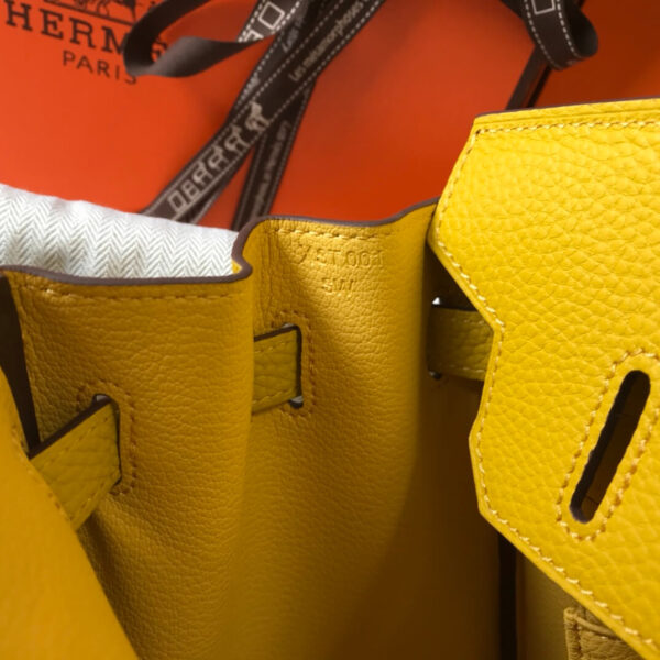 Hermes Birkin Yellow Bag - Image 9