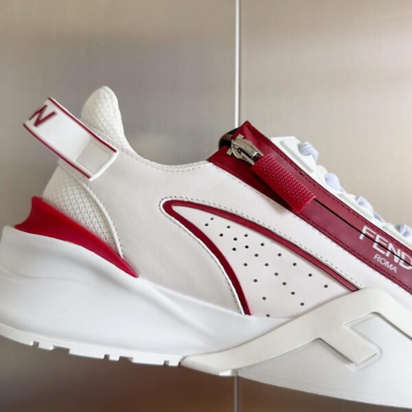 Fendi Flow Men's Leather Sneakers - Image 9