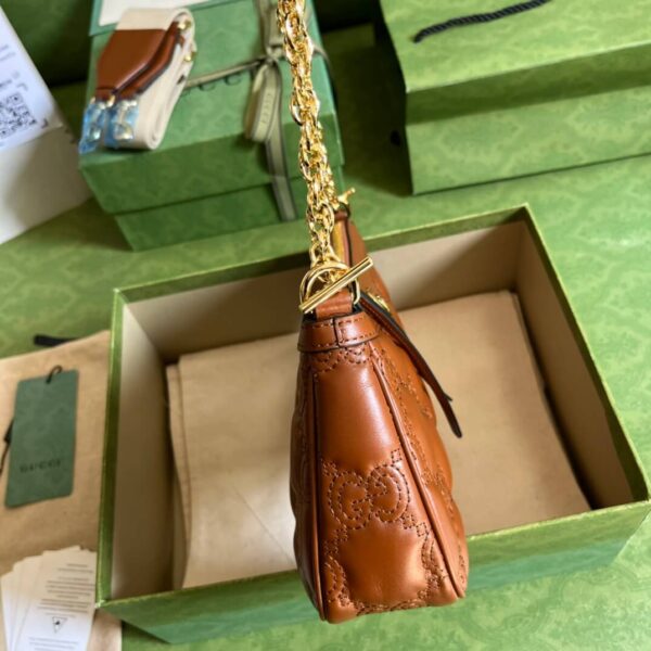 Gucci Matelasse Brown Handbags - Image 9
