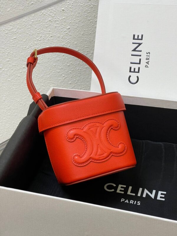 Celine Box Cuir Bag in Red