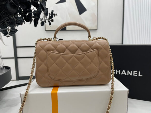 Chanel Mini Rectangular Flap with Top Handle Bag - Image 8