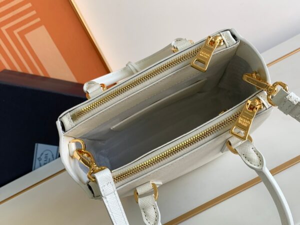 Prada Galleria Saffiano White Bag - Image 8