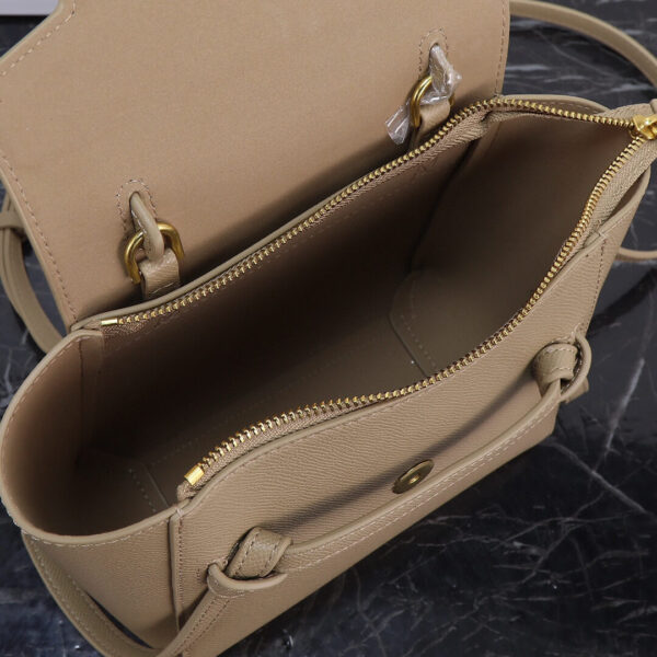 Celine Nano Belt Bag In Grained Calfskin Leather Bag - Image 9