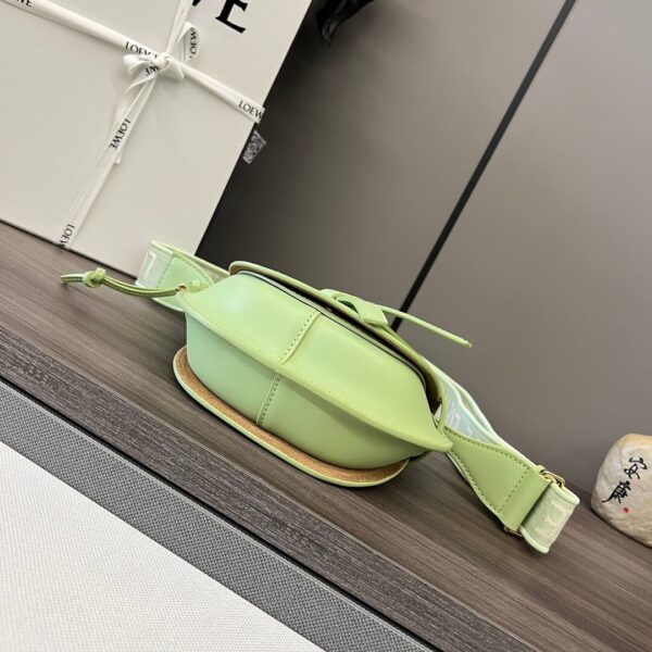 Loewe Gate Small Jacquard-trimmed Shoulder Bag - Image 9