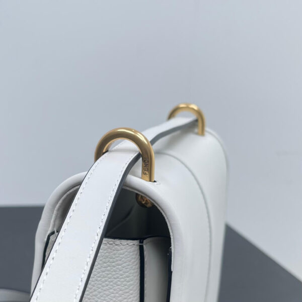 Fendi C'mon Medium White Bag - Image 6