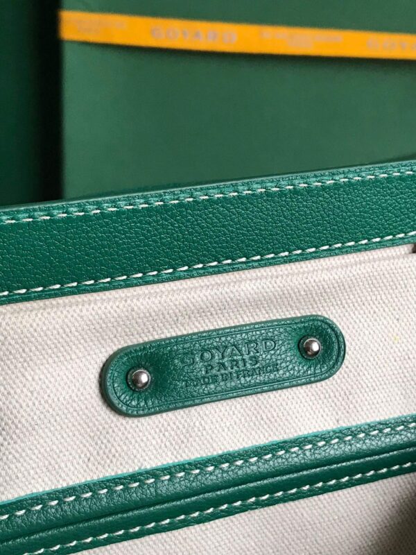 Goyard Saigon Tote Green Bag - Image 9