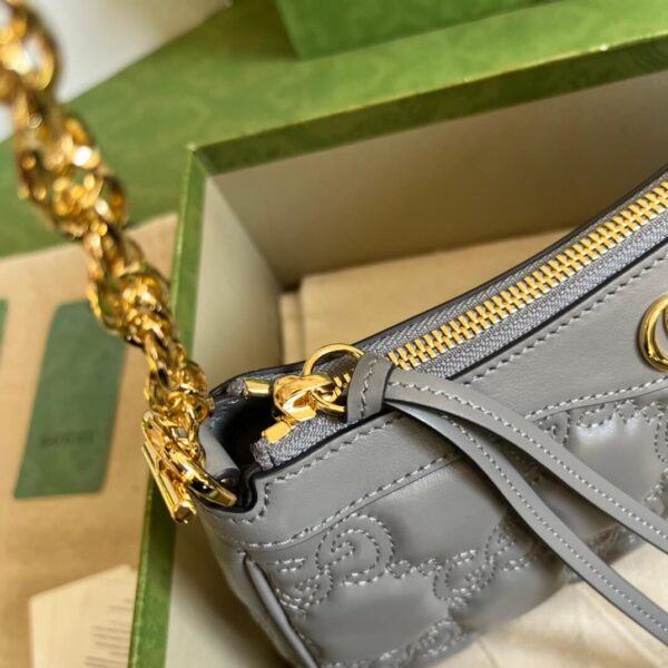 Gucci Matelasse Grey Handbags - Image 9