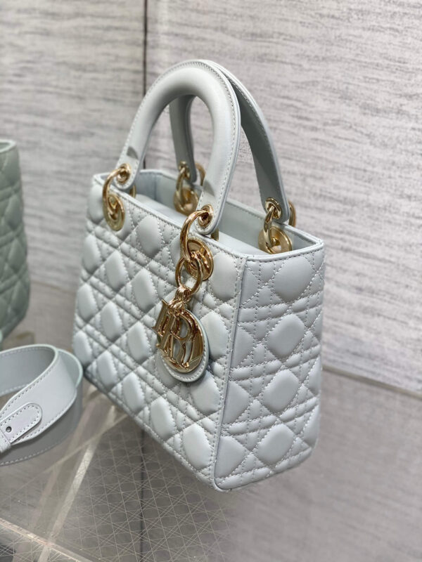 Lady Dior Bag Pearl Grey - Image 9