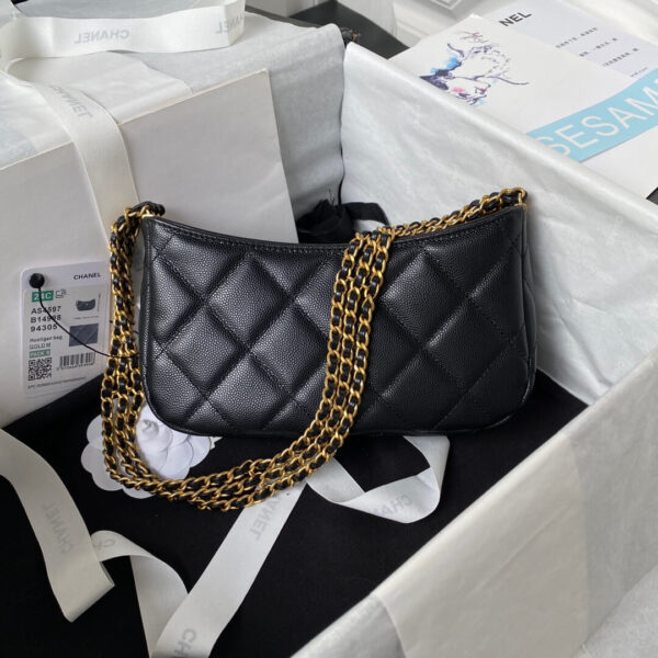 Chanel Mini Boho Bag In Black - Image 9