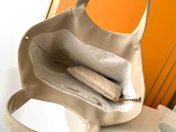 YSL Icare Maxi Shopping Bag Beige - Image 2