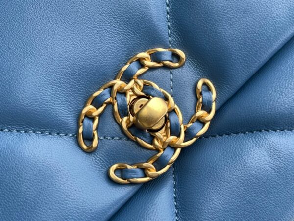 Chanel 19 Bag Teal Blue - Image 2