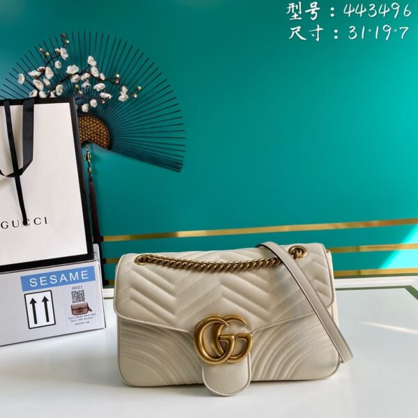 Gucci Marmont Matelasse Flap Bag - Image 5
