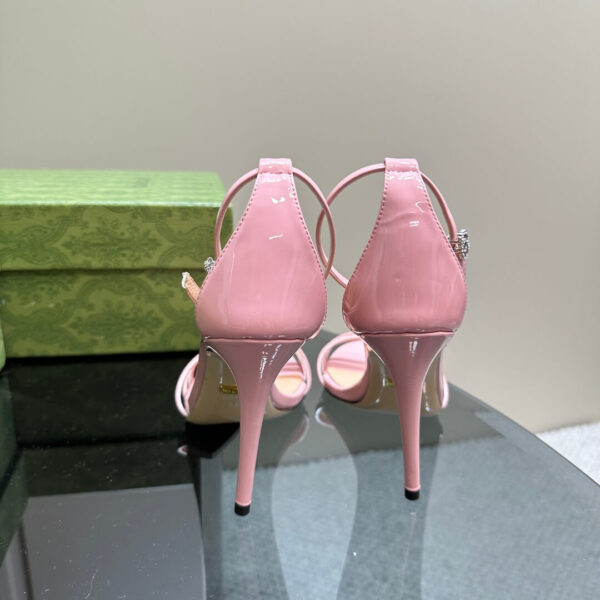 Gucci Women Metallic Heel - Image 5