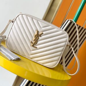 Saint Laurent Lou White Bag