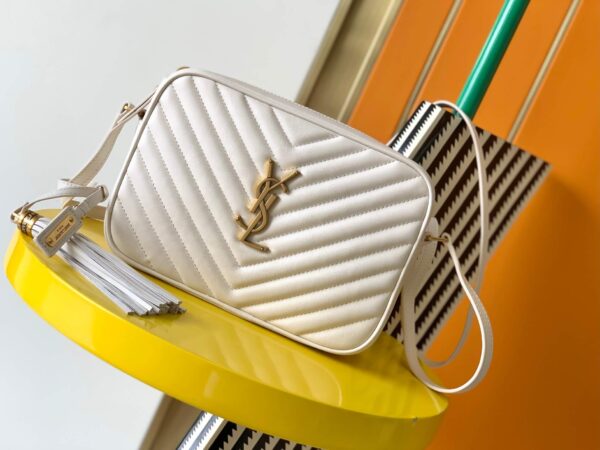 Saint Laurent Lou White Bag