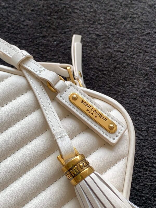 Saint Laurent Lou White Bag - Image 3